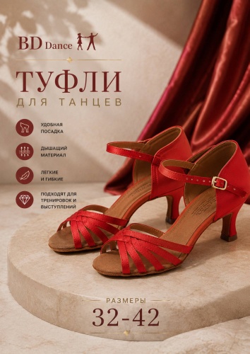 Туфли Gelato красный