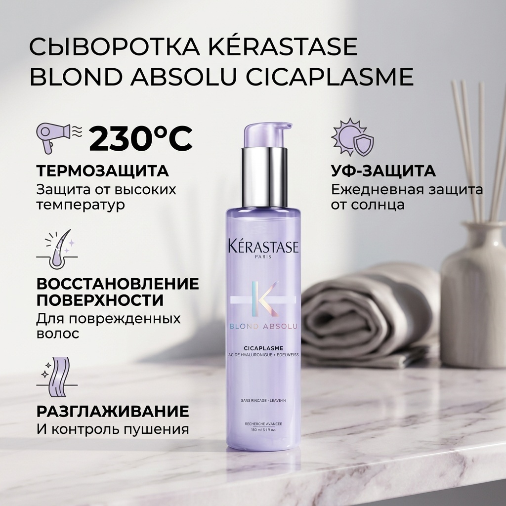 Kerastase Blond Absolu Cicaplasme сыворотка 150 мл