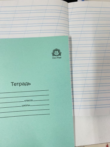 Школьная тетрадь Eler Plast 1234, 12 л, А5, косая линейка, мягкая обложка, 10 шт