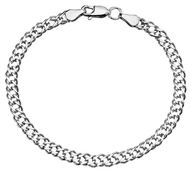 Lucente Silver BRA-LU-925-5492232-19 длина 19 см, вес 2.78 г серебро, плетение ромб