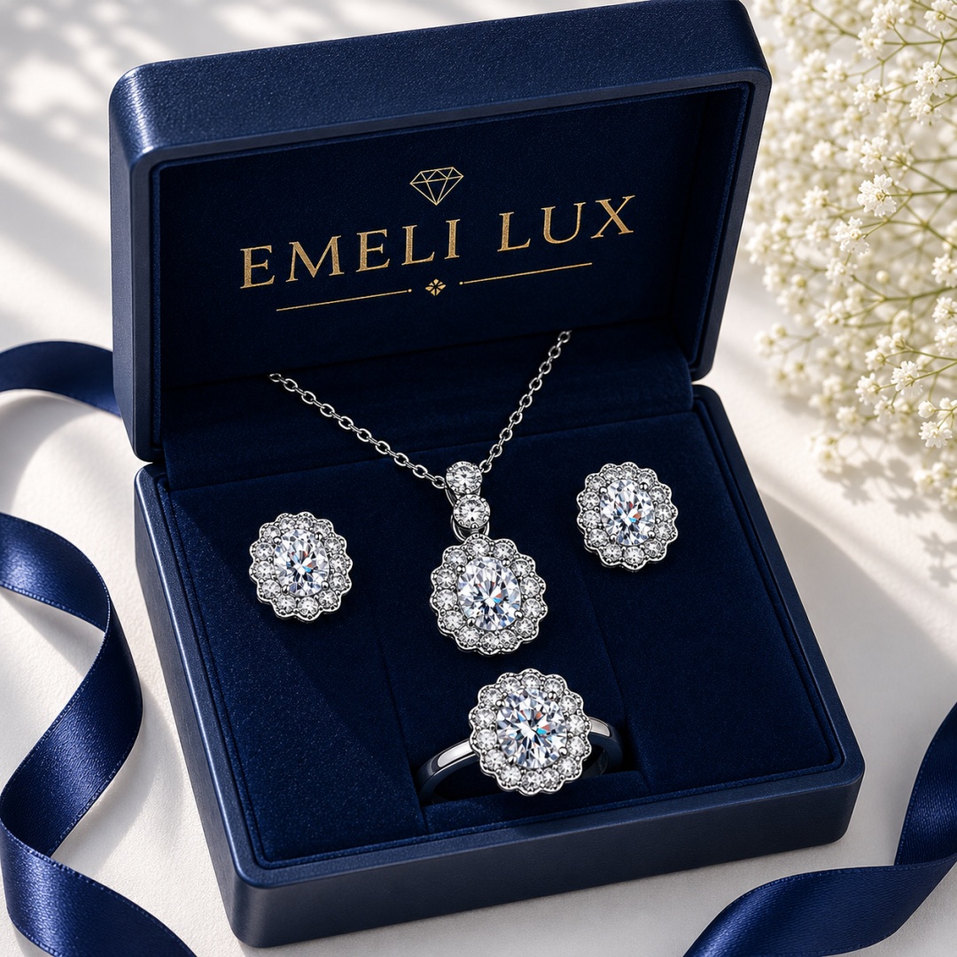 Emeli lux L09865 вес 2 г сплав покрытый серебром 925, сплав с родиевым покрытием, фианит