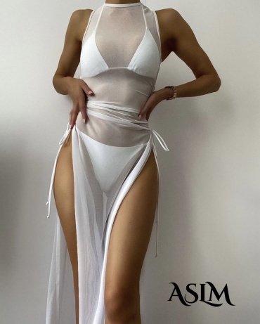 Купальник раздельный ASLM белый