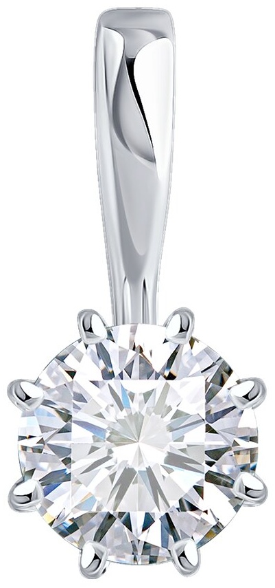 Подвеска Diamant Классика Белое 7469669 вес 0.6935 г золото, рубин
