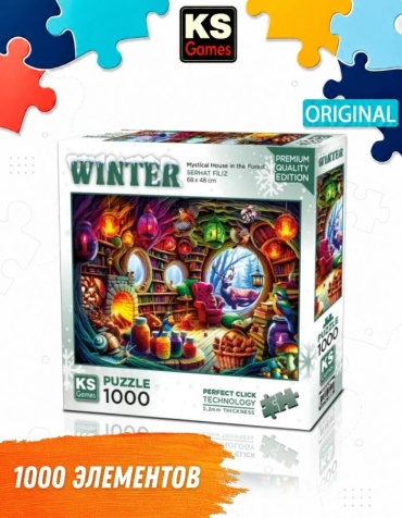 Ks Games Пазл Мистический дом в лесу, 1000 деталей классический 1000 деталей