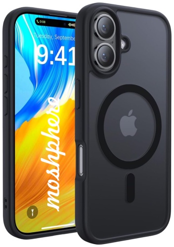 Чехол Moshphere для Apple iPhone 16 черный