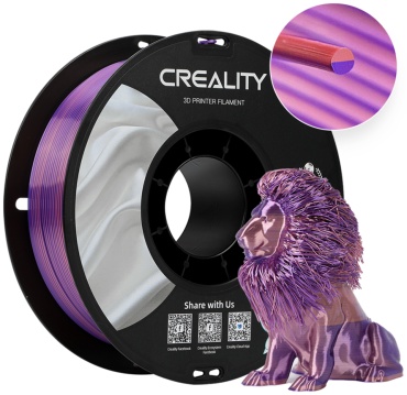 Creality PLA Silk 1.75 мм 1 кг розово-фиолетовый