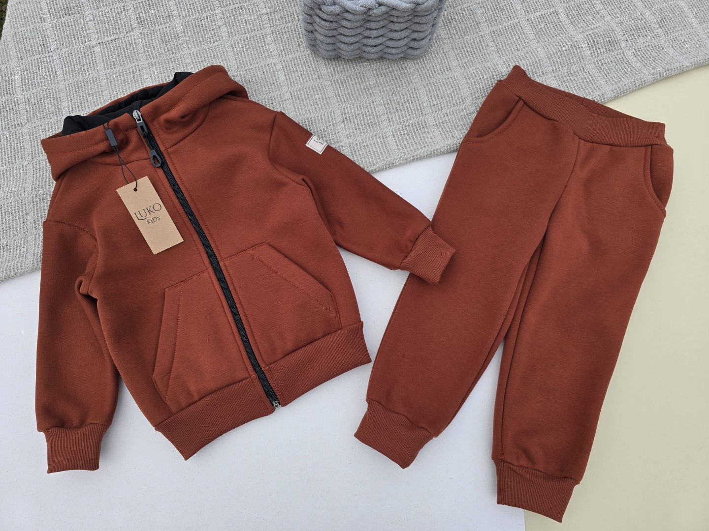 Спортивный костюм LUKO KIDS бронзовый