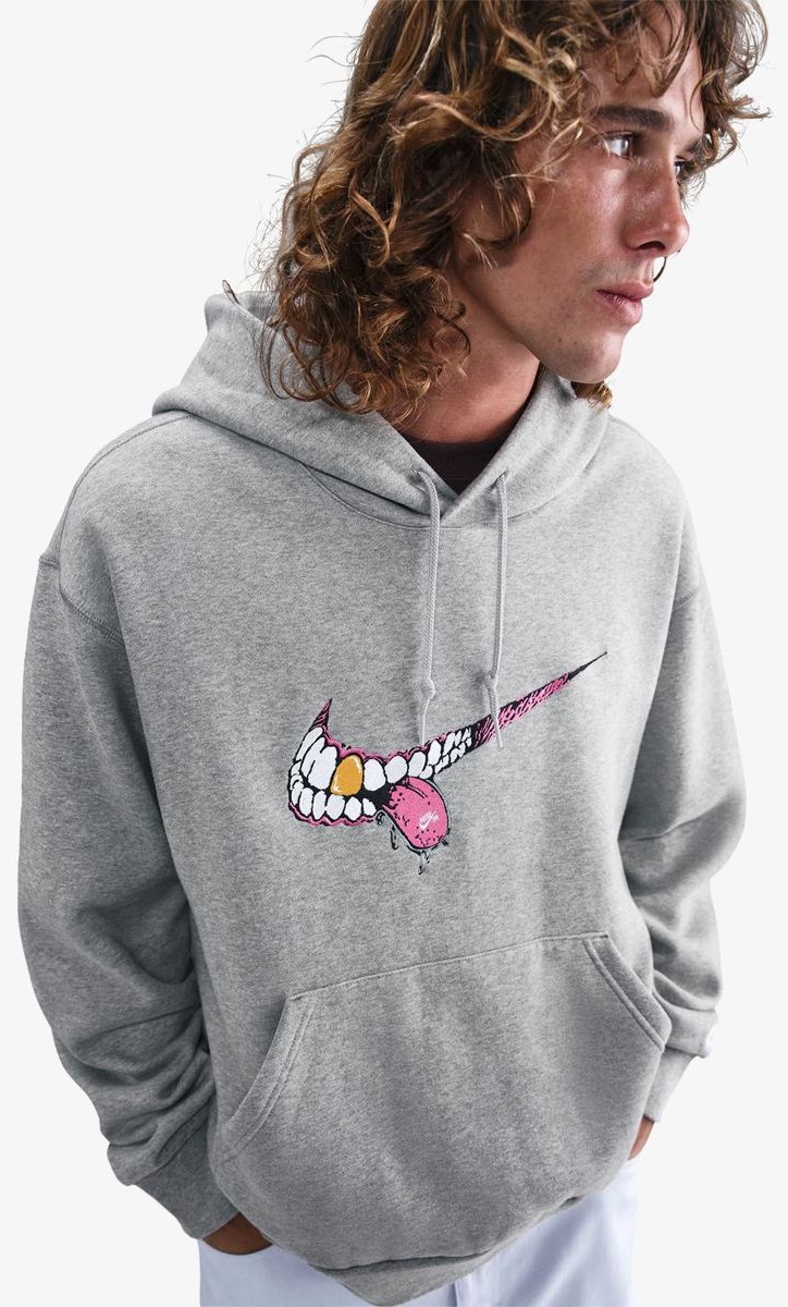 Толстовка Nike серый, розовый