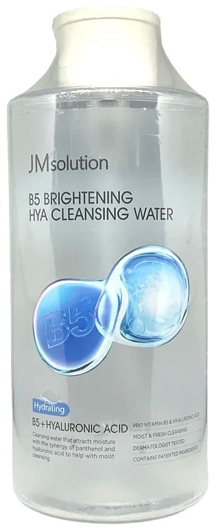 JMsolution B5 Brightening HYA Cleansing Water Мицеллярная Вода с Витамином B5 500ml мицеллярная вода 500 мл