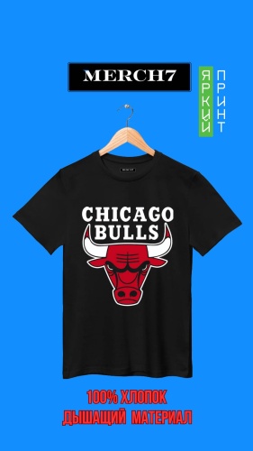 Футболка CHICAGO BULLS черный