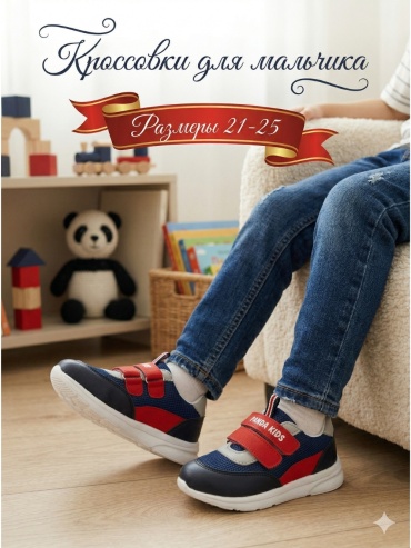 Кроссовки Panda Kids мультиколор