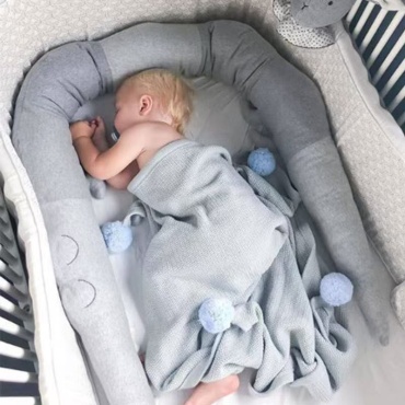 Бортики Bigtentbaby Bn7543322, хлопок, серый