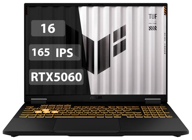 Ноутбук ASUS TUF Gaming F16 16" / 16 Гб / SSD 512 Гб / DOS / FX608JMRV048