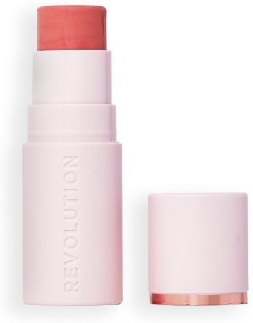 REVOLUTION Revolution silk blush stick peachy pink румяна Peachy Pink