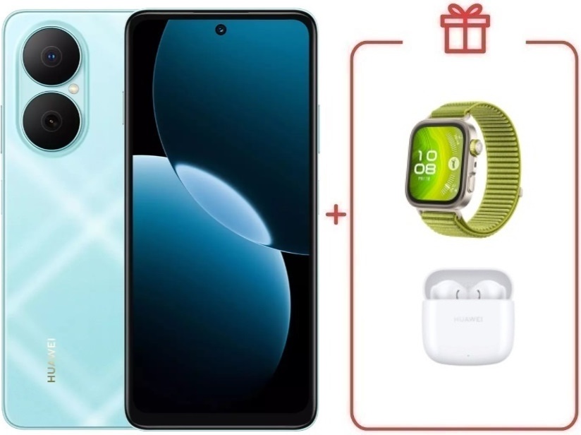 Смартфон Huawei nova Y73 8 ГБ/256 ГБ голубой + подарок