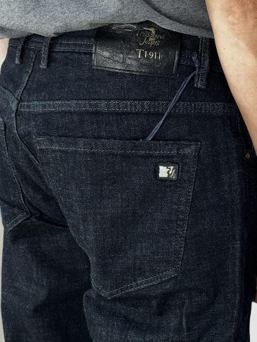 Джинсы прямые Trussardi синий