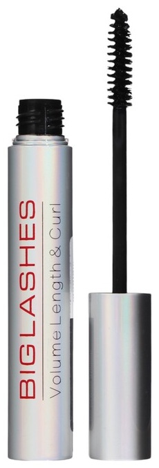 Тушь для ресниц Jeanmishel BIG LASHES volume length&curl для объема, подкручивающая черный