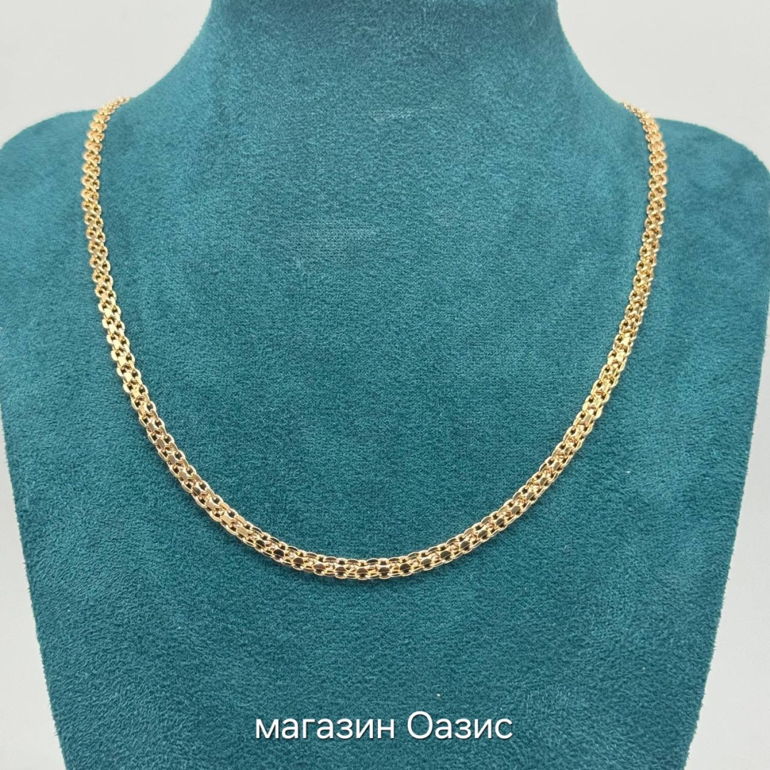 Цепь Xuping Jewelry длина 55 см нержавеющая сталь, медицинская сталь, медицинское золото без вставок