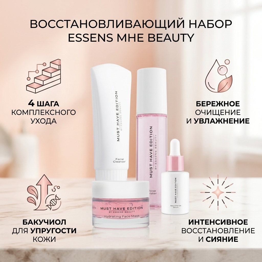 ESSENS MHE Beauty Восстанавливающий Набор набор по уходу за лицом унисекс