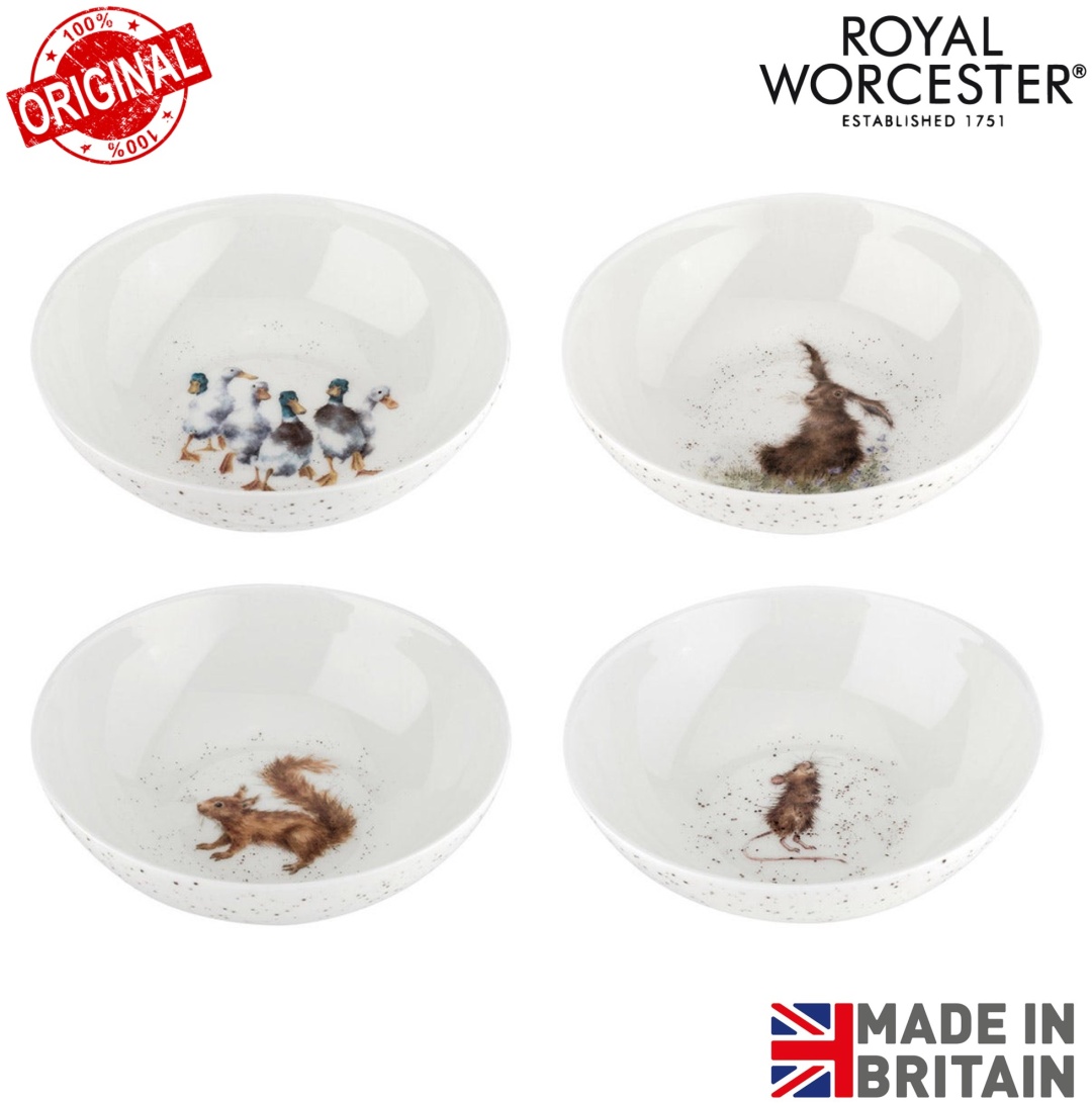Набор тарелок ROYAL WORCESTER 15 см, 4 шт, костяной фарфор
