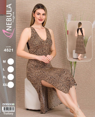 Ночная сорочка Nebula Lingerie леопард