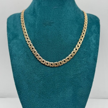 Цепь Xuping Jewelry длина 50 см нержавеющая сталь, медицинская сталь, медицинское золото без вставок