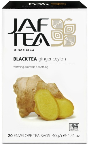 Чай JafTea Имбирь черный листовой 40 г