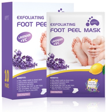 APPTI носочки для ног Exfoliating Lavender 10 пар