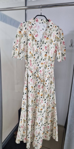 Платье-рубашка KOKI FASHION айвори