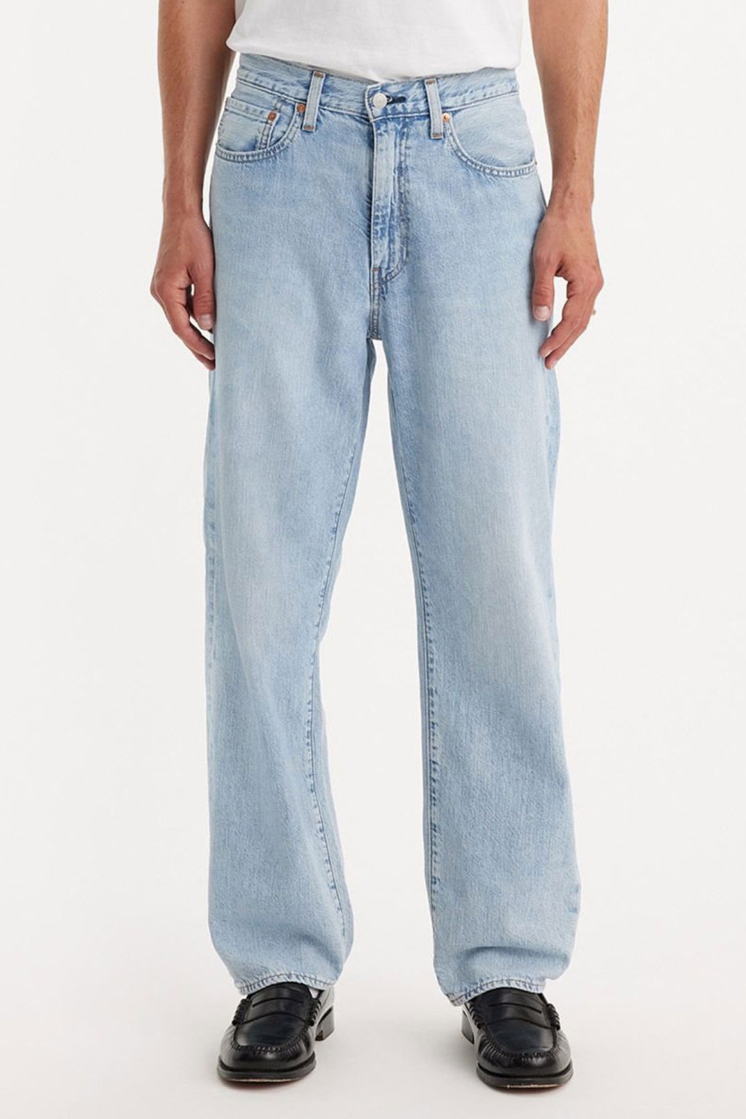 Джинсы свободного кроя Levis голубой