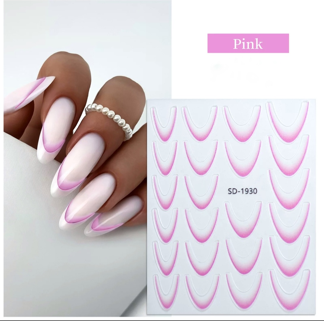 NailShop.kz наклейки Френч SD-1930 1 шт
