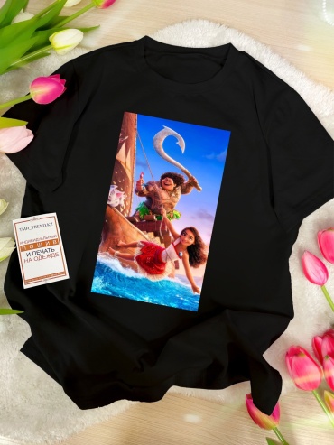 Футболка Моана Moana TMH_TREND.KZ черный