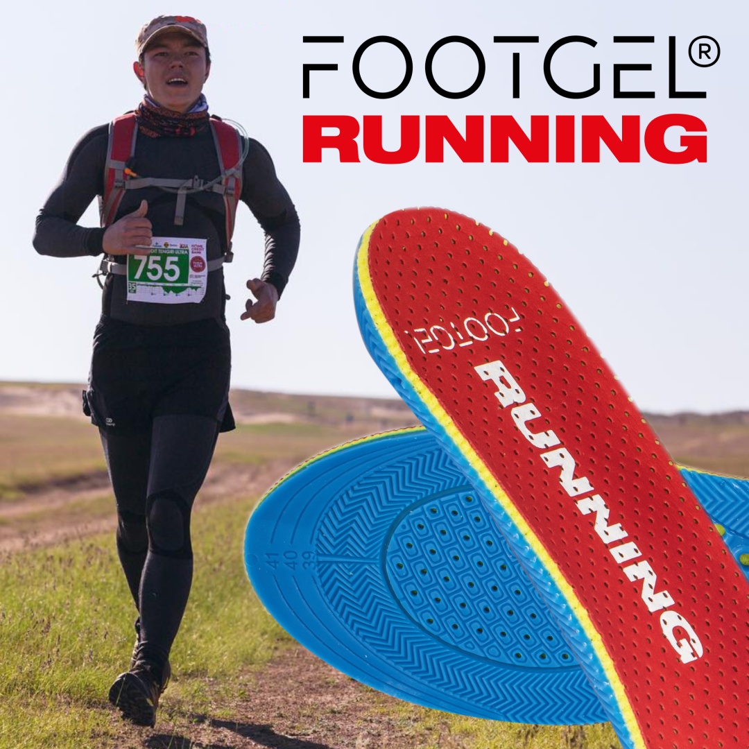 FOOTGEL стельки FGRNNG-3538 размер 35-38, для спортивной обуви