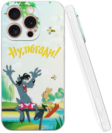 Чехол Mcover для Apple iPhone 16 Pro рисунок