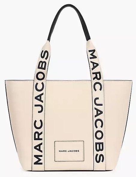 Сумка тоут MARC JACOBS натуральная кожа кремовый