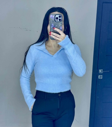 Кофта FASHION голубой