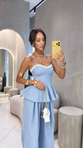 Костюм деловой Fashion Fashion голубой