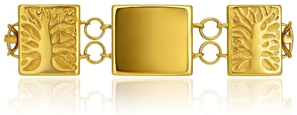 Italian Gold 1500000 длина 20 см, вес 15.7 г золото, плетение фантазийное