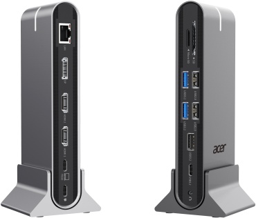 Док-станция Acer Type C Universal docking station 15in1 HP.DSCAB.022 серый
