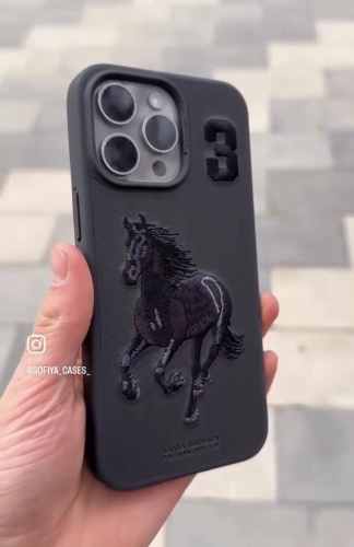 Чехол Santa Barbara для Apple iPhone 15 Pro черный