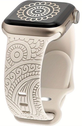Ремешок для Apple Watch Series 7, Watch Series 8 бежевый