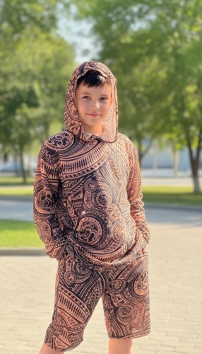 Комплект черный, коричневый