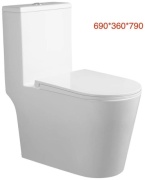 Saniteco унитаз-моноблок Tornado, санфаянс