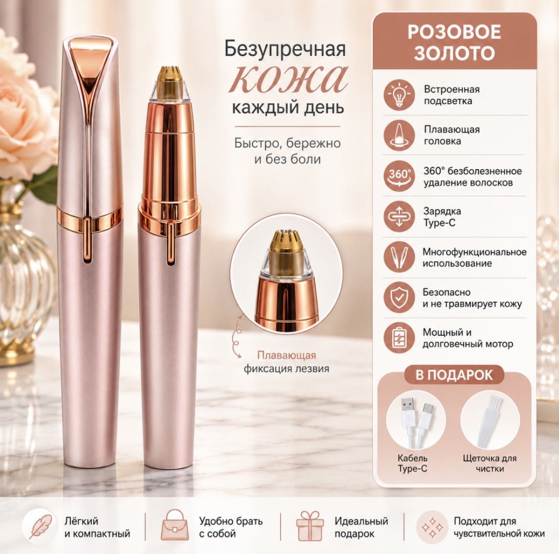 Женский триммер Flawless brows