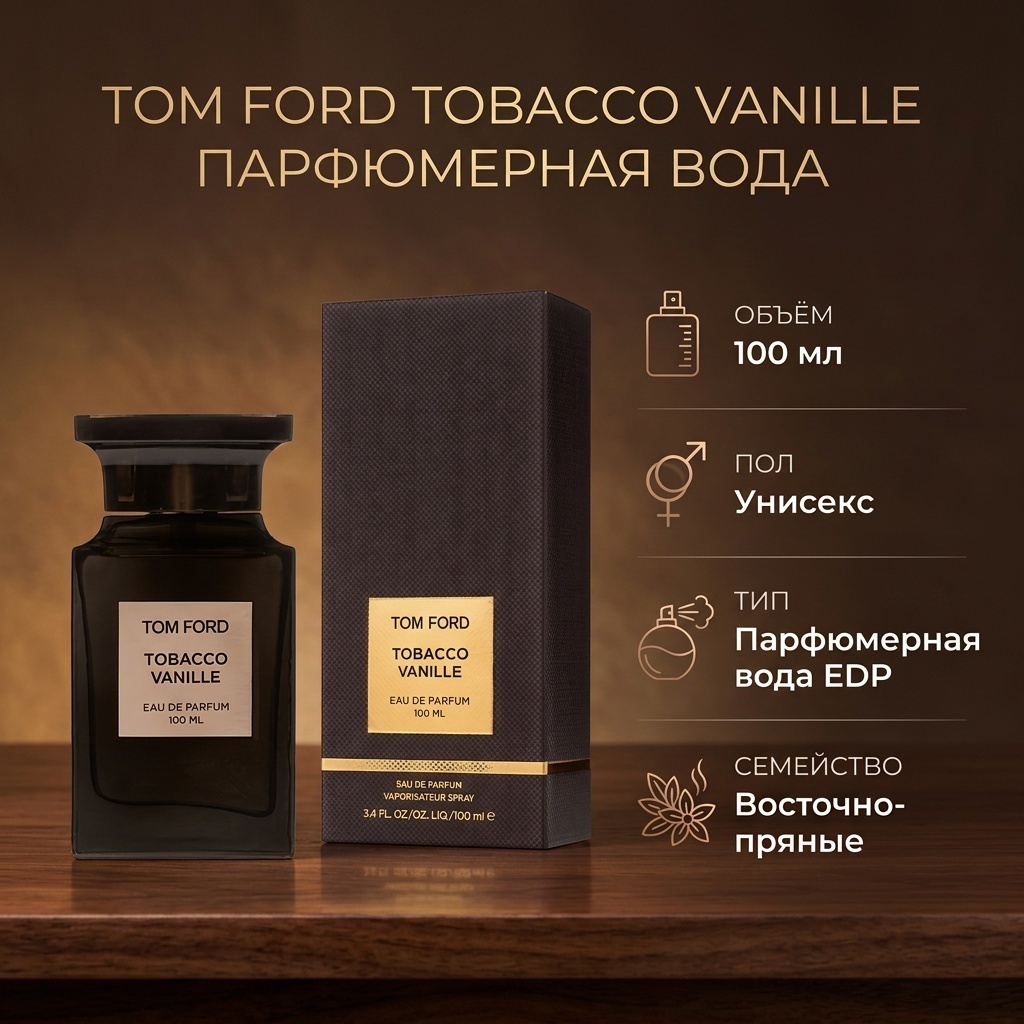 TOM FORD Tobacco Vanille парфюмерная вода EDP 100 мл, унисекс