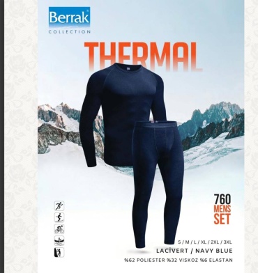 Комплект Berrak Tekstil темно-синий