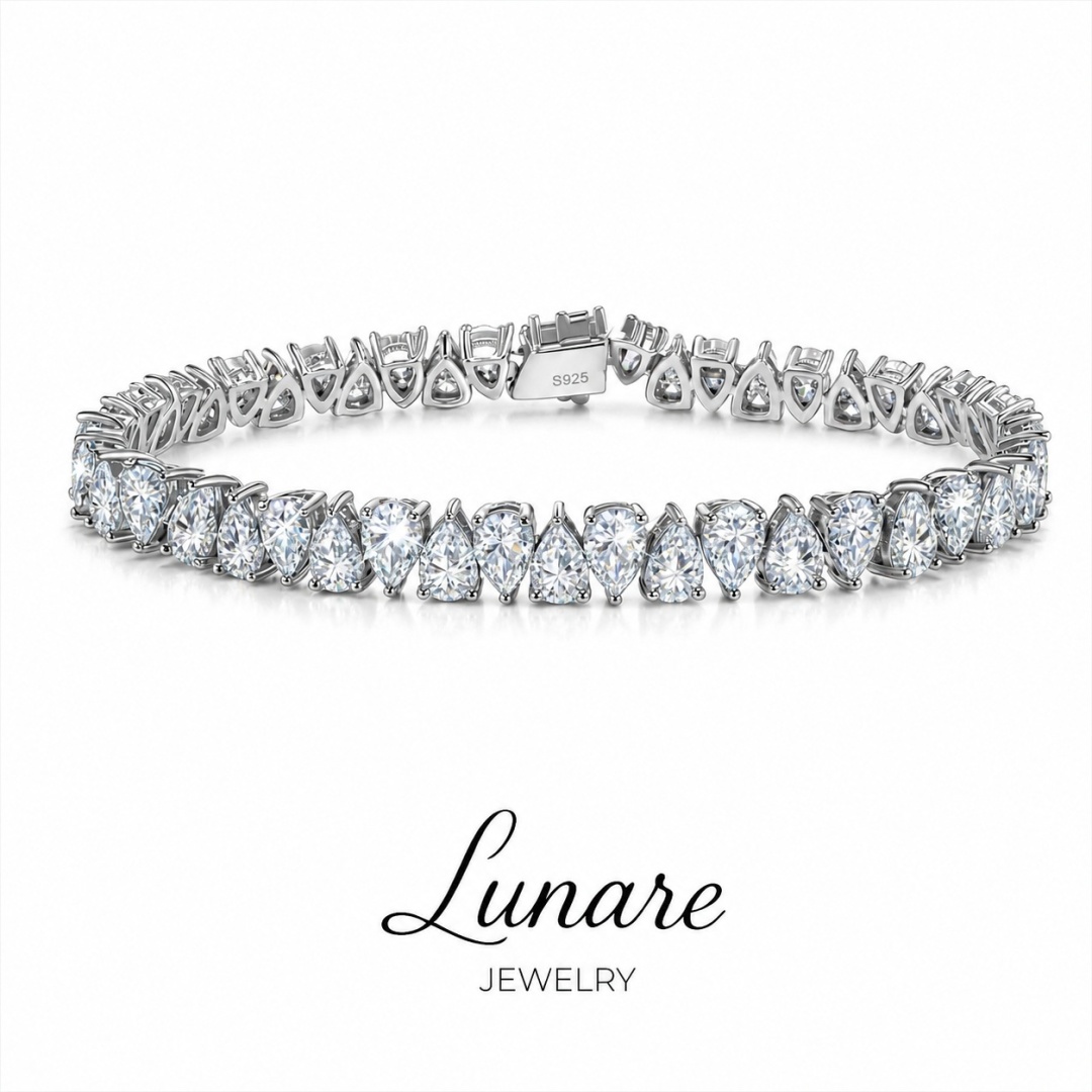 LUNARE SMTBPR4X6W длина 17.78 см, вес 12.56 г серебро, плетение теннис