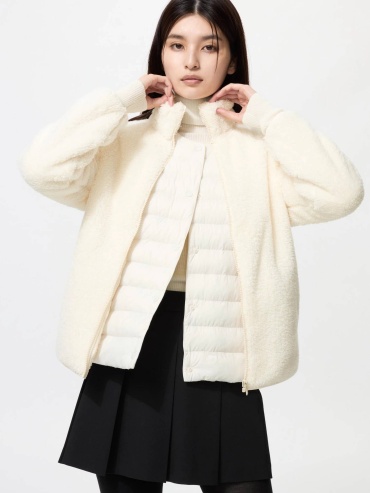 Демисезонная куртка Uniqlo айвори