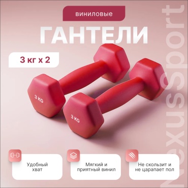 Набор гантелей неразборная 6 кг
