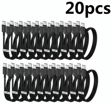 Кабель USB TypeC (M), 1 м, черный